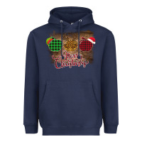 Navy Merry Christmas Apples Heavyweight Hoodie - Bettercallsaul