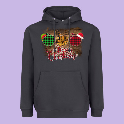 Merry Christmas Apples Heavyweight Hoodie Designed By Bettercallsaul