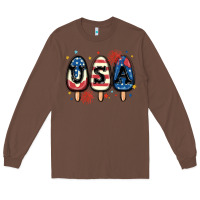 Chestnut usa popsicles Long Sleeve Tee - MaliasSmallBusiness