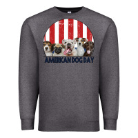 Charcoal Heather American Dog Day Premium Sweatshirt - Bettercallsaul