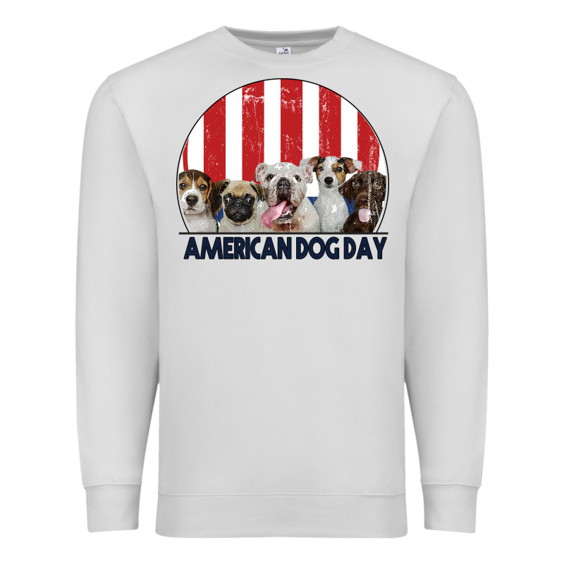 American Dog Day Premium Sweatshirt by Bettercallsaul | Teevron