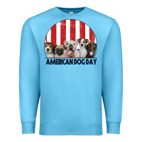 Ocean Blue American Dog Day Premium Sweatshirt - Bettercallsaul