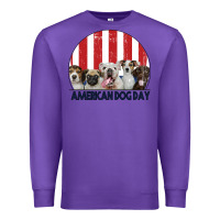 Purple American Dog Day Premium Sweatshirt - Bettercallsaul