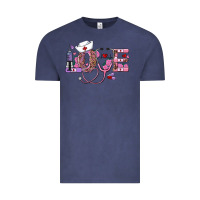 Vintage Denim valentine's day nurse love Vintage Tee - AdoDesignShop