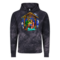 Cloud Black jesus and mary with god Vintage Hoodie - AdoDesignShop