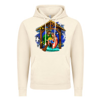 Vintage Artic jesus and mary with god Vintage Hoodie - AdoDesignShop