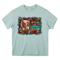 Arona all i want for christmas is a cow longhorn Heavy Core Tee - RanaPortraitStore