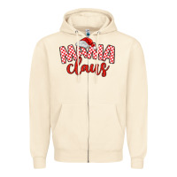 Sandshell Mama Claus Zipper Hoodie - MaliasSmallBusiness