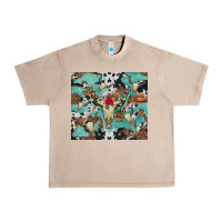 French Oak bull skull flowers cowhides and leopard Urban Heavy Tee - Artiststas