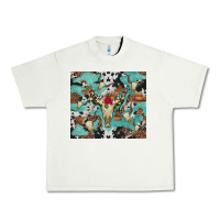 Pistachio bull skull flowers cowhides and leopard Urban Heavy Tee - Artiststas