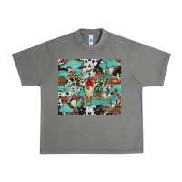 Tornado bull skull flowers cowhides and leopard Urban Heavy Tee - Artiststas