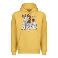 Antique Gold hope white ribbon lung cancer nails Premium Hoodie - NancyCooperArtShop