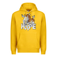 Lemon hope white ribbon lung cancer nails Premium Hoodie - NancyCooperArtShop