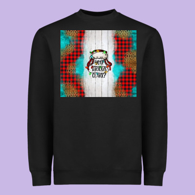 Western You Serious Clark Heavyweight Sweatshirt Designed By Jasminsmagicworld