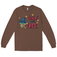 Chestnut wild and free Long Sleeve Tee - MaliasSmallBusiness