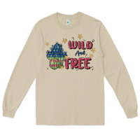 Mushroom wild and free Long Sleeve Tee - MaliasSmallBusiness
