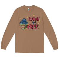 Toasted Coconut wild and free Long Sleeve Tee - MaliasSmallBusiness