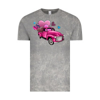 Cloud Rock truck with hearts Vintage Tee - AdoDesignShop