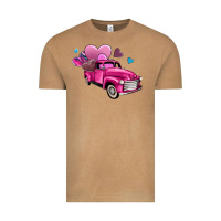 Vintage Camel truck with hearts Vintage Tee - AdoDesignShop