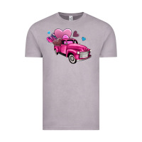 Vintage Zinc truck with hearts Vintage Tee - AdoDesignShop
