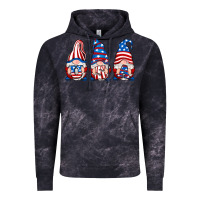 Cloud Black usa fourth of july gnomes Vintage Hoodie - RanaPortraitStore