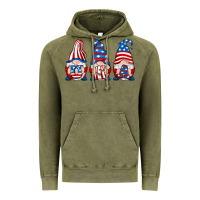 Usa Fourth Of July Gnomes Vintage Hoodie | Teevron