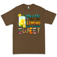 Cacao when life gives you lemons make someting sweet Premium Tee - Zillion Design Studio