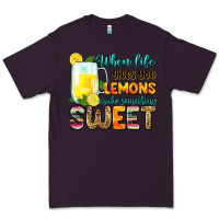Plum when life gives you lemons make someting sweet Premium Tee - Zillion Design Studio