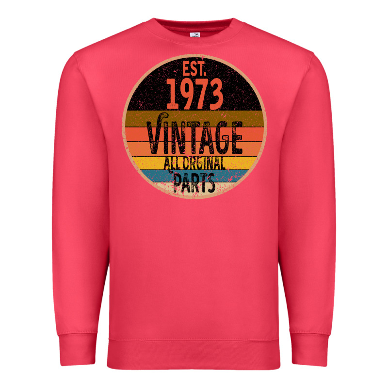 Est 1973 Vintage All Original Parts Premium Sweatshirt by Bettercallsaul | Teevron