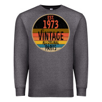 Charcoal Heather Est 1973 Vintage All Original Parts Premium Sweatshirt - Bettercallsaul