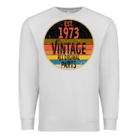 Dove Grey Est 1973 Vintage All Original Parts Premium Sweatshirt - Bettercallsaul