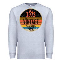 Heather Grey Est 1973 Vintage All Original Parts Premium Sweatshirt - Bettercallsaul