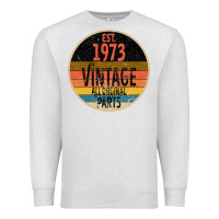 Oatmeal Heather Est 1973 Vintage All Original Parts Premium Sweatshirt - Bettercallsaul