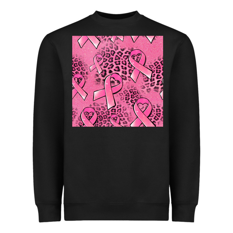Breast Cancer Seamless Pattern Heavyweight Sweatshirt by Jasminsmagicworld | Teevron