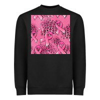 Black breast cancer seamless pattern Heavyweight Sweatshirt - Jasminsmagicworld