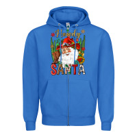 True Royal Howdy Santa Zipper Hoodie - NancyCooperArtShop