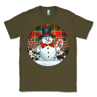 Army Green western snowman christmas ornament Classic Tee - Jasminsmagicworld