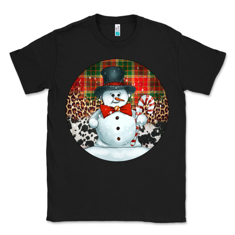 Western Snowman Christmas Ornament Classic Tee by Jasminsmagicworld | Teevron
