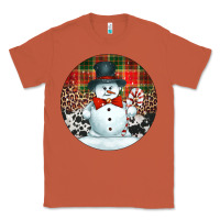 Copper western snowman christmas ornament Classic Tee - Jasminsmagicworld