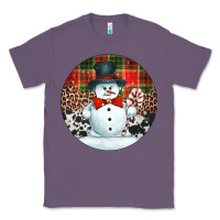 Lavender western snowman christmas ornament Classic Tee - Jasminsmagicworld