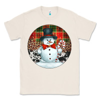 Natural western snowman christmas ornament Classic Tee - Jasminsmagicworld