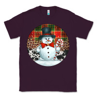 Plum western snowman christmas ornament Classic Tee - Jasminsmagicworld