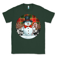 Sports Green western snowman christmas ornament Classic Tee - Jasminsmagicworld