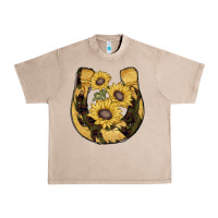 French Oak horseshoe sunflower camouflage Urban Heavy Tee - AdoDesignShop