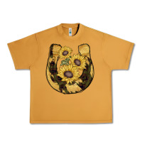 Peanut Butter horseshoe sunflower camouflage Urban Heavy Tee - AdoDesignShop