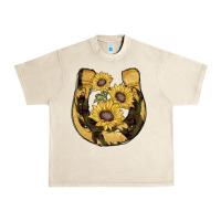 Sandshell horseshoe sunflower camouflage Urban Heavy Tee - AdoDesignShop