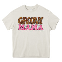 Cream groovy mama Heavy Core Tee - texasbilliewilder