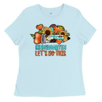 Baby Blue kindergarten let's do this Ladies Tee - JahusDesignShop