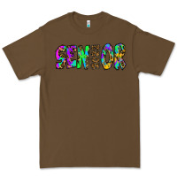 Cacao senior 2022 tie die leopard Premium Tee - RanaPortraitStore