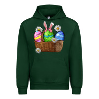 Forest Green Easter eggs  Easter Day Urban Hoodie - CowGirlArtShop